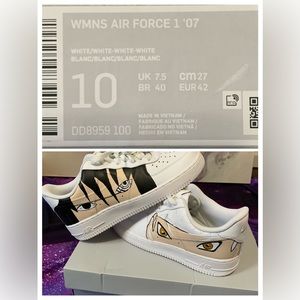 Partially finished Naruto Air Force 1